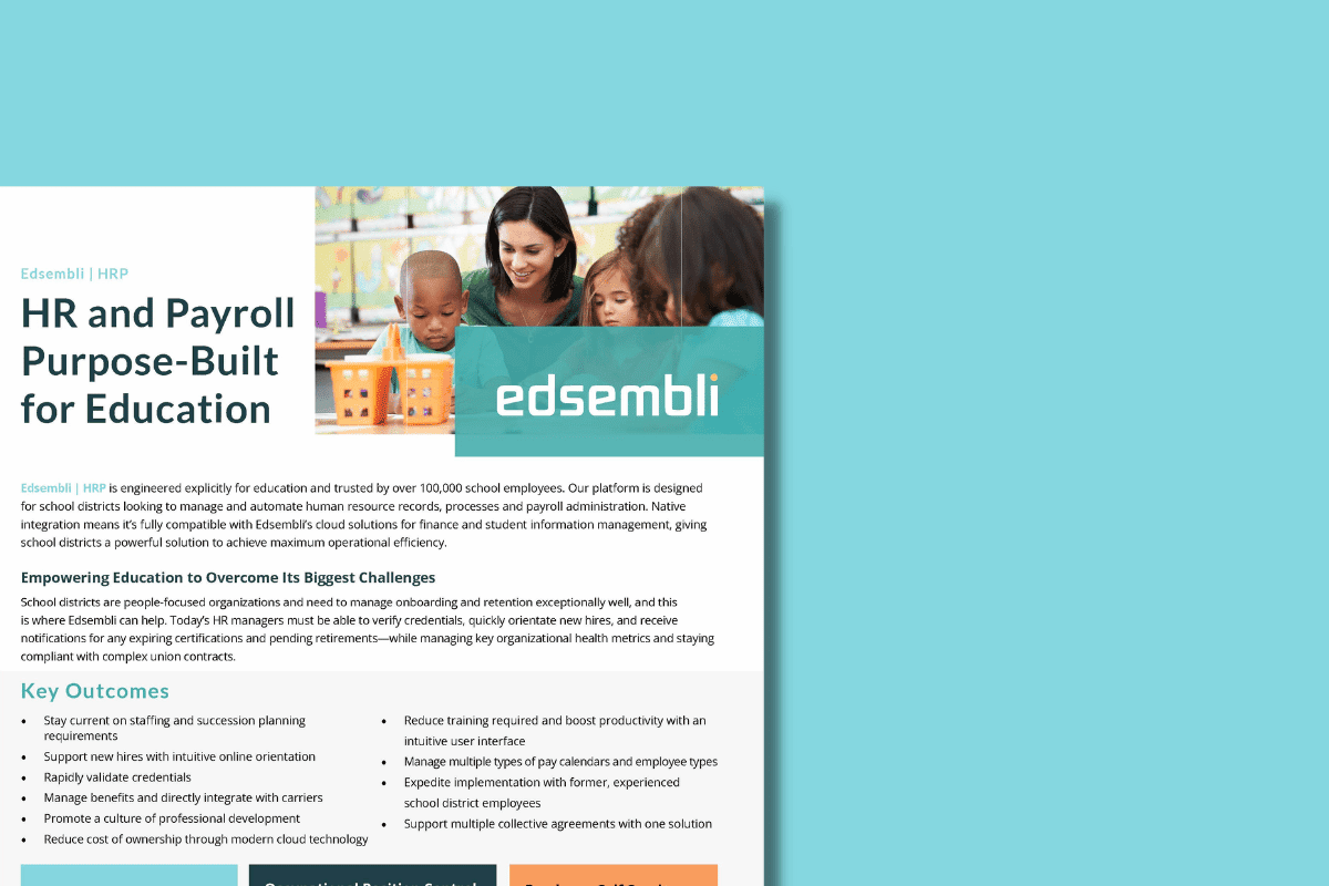 Datasheet for Edsembli | HRP - Edsembli